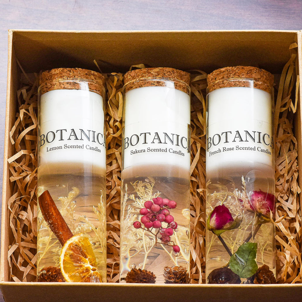 Luxury Scented Candles Gift Set high-quality glass jars for a premium look
