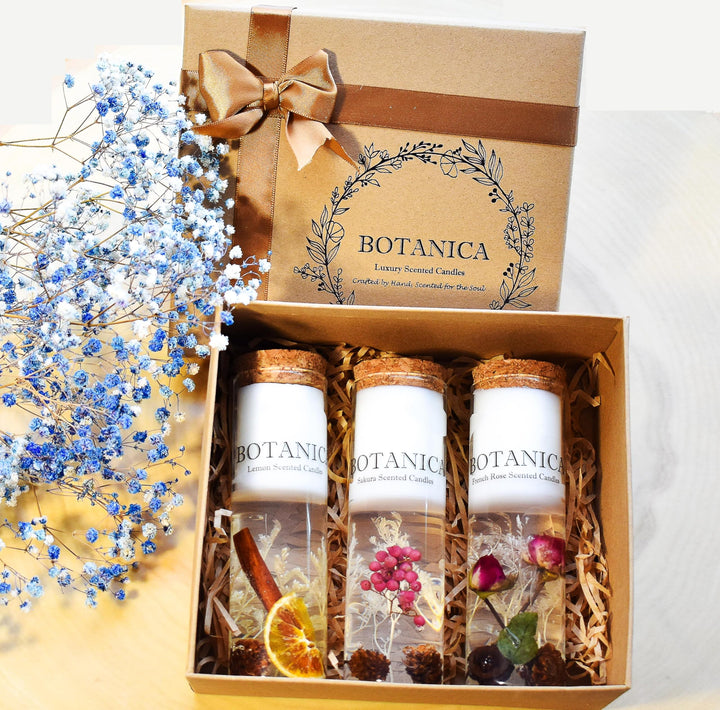 Luxury Scented Candles Gift Set warm tranquil spaces suitable for relaxation