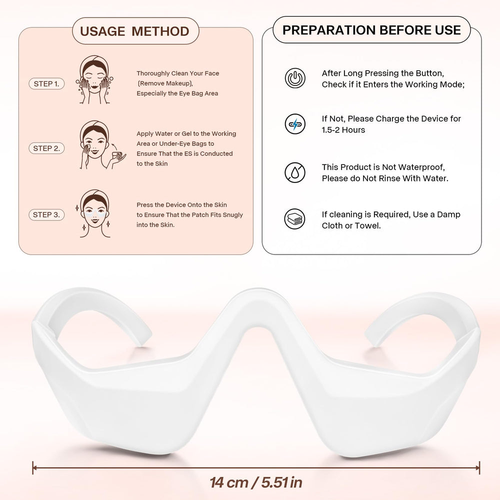 LXIANGN three-mode control enables gentle, adjustable eye massage.