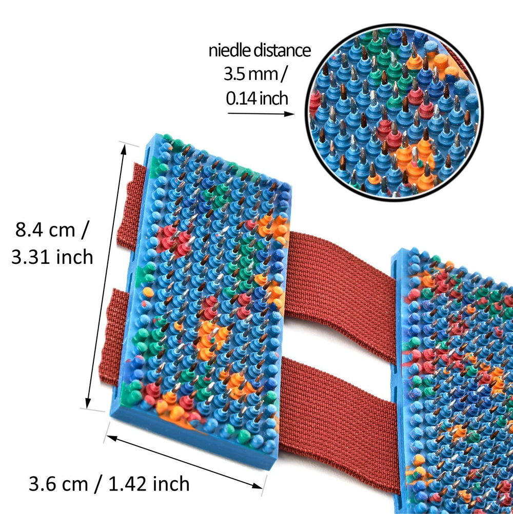 Lyapko Belt Kid 3.5 Ag plates close-up, soft rubber plates for comfortable contact