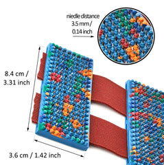Lyapko Belt Kid 3.5 Ag plates close-up, soft rubber plates for comfortable contact