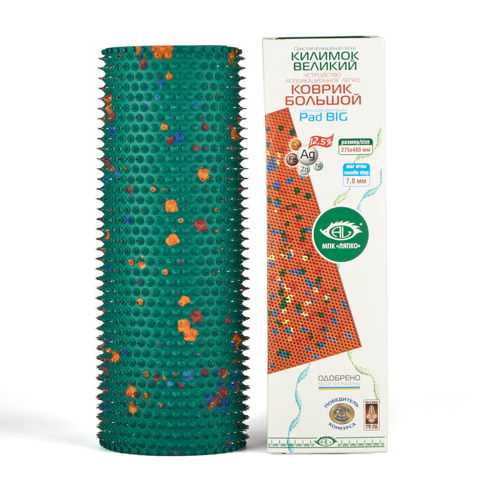 Lyapko body mat large-area coverage supports quick full-body relief.