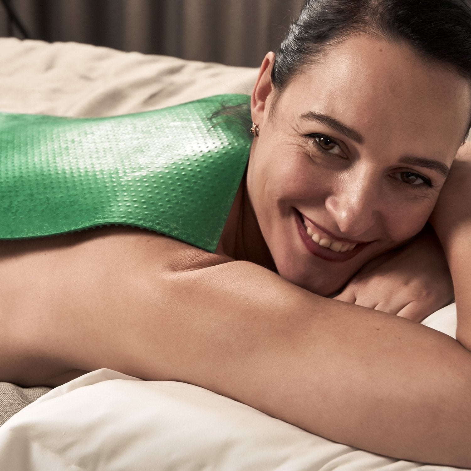 Lyapko body mat shoulders neck target tension for daily relief.