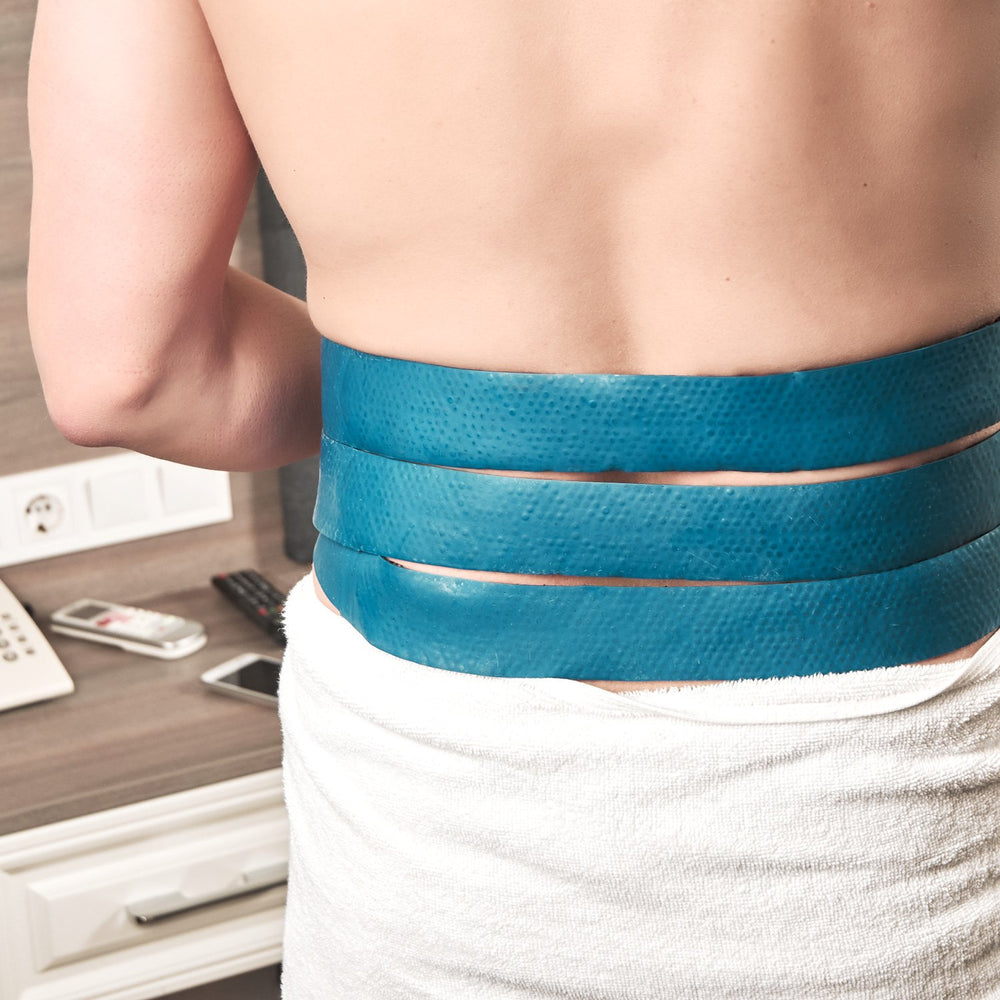 Lyapko Health Magic Ribbon Belt close-up dots indicate stepped needle points for even contact.