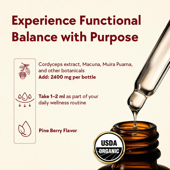 LYFE Functional Arousal Tincture pour shown for smooth, mess-free application.