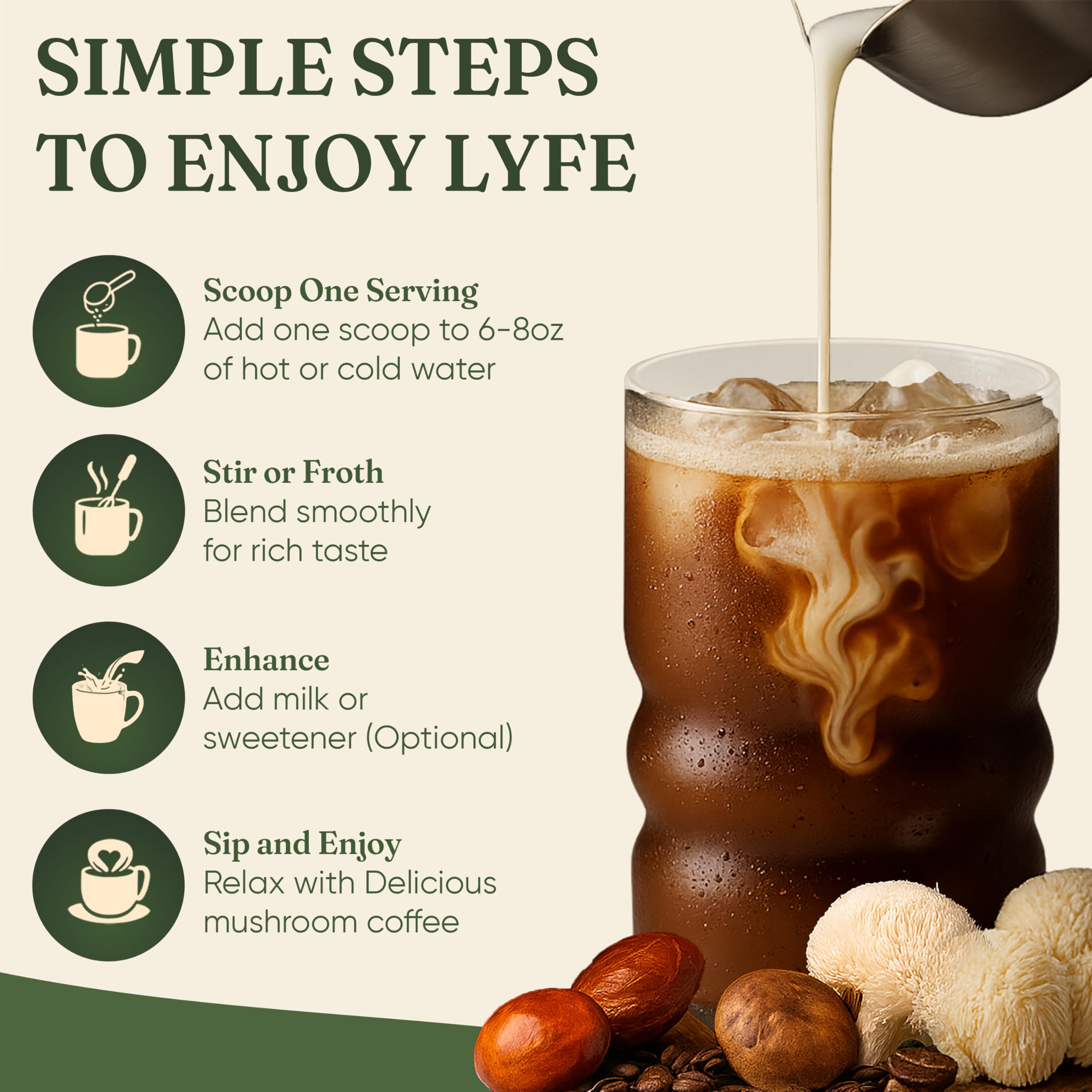 LYFE coffee bag sealed to preserve freshness