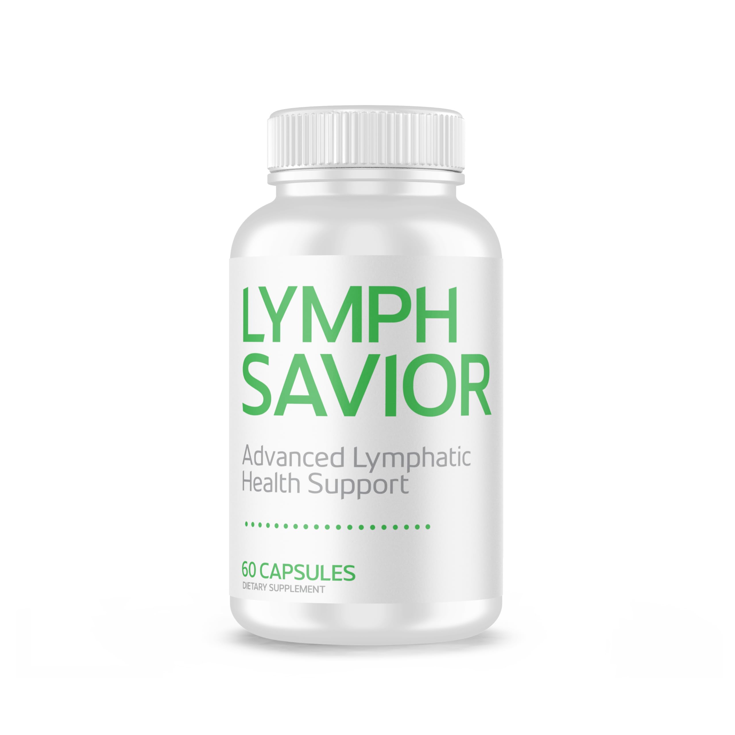 Lymph Savior bottle cap close-up for easy daily dosing.