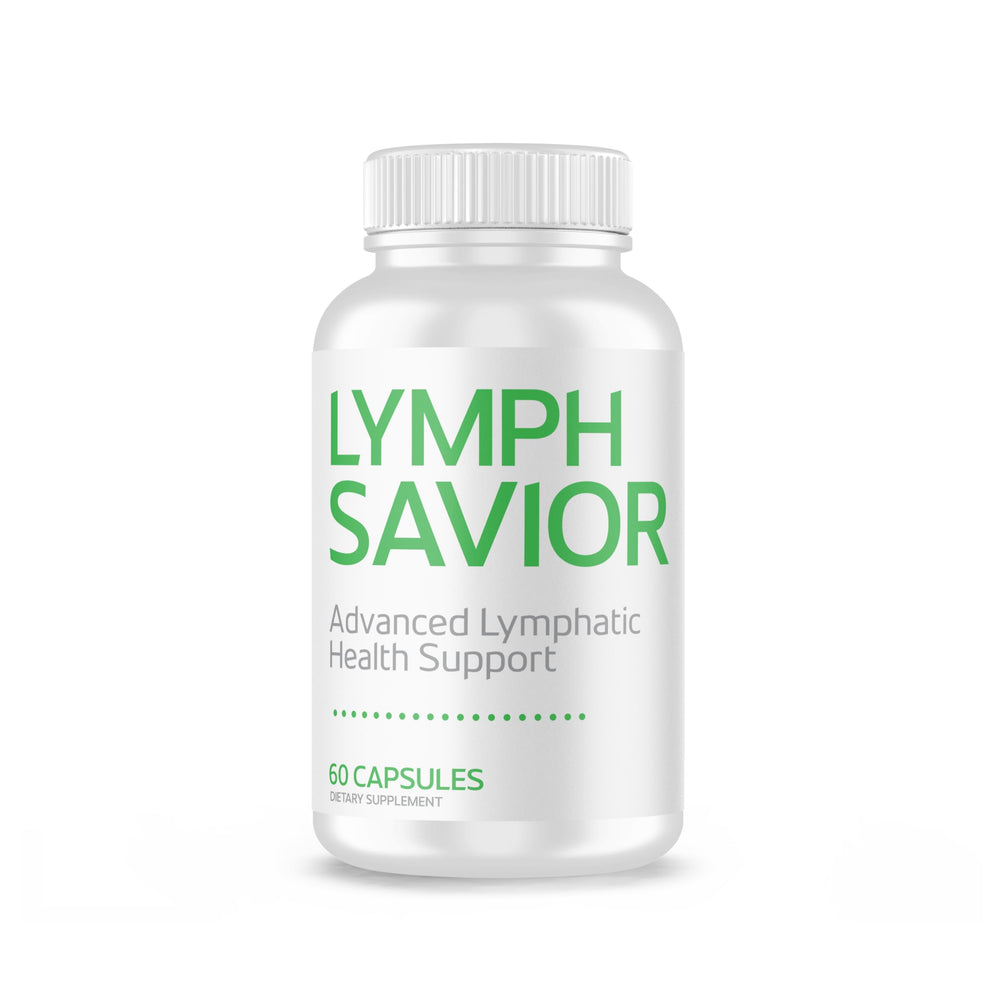 Lymph Savior bottle cap close-up for easy daily dosing.
