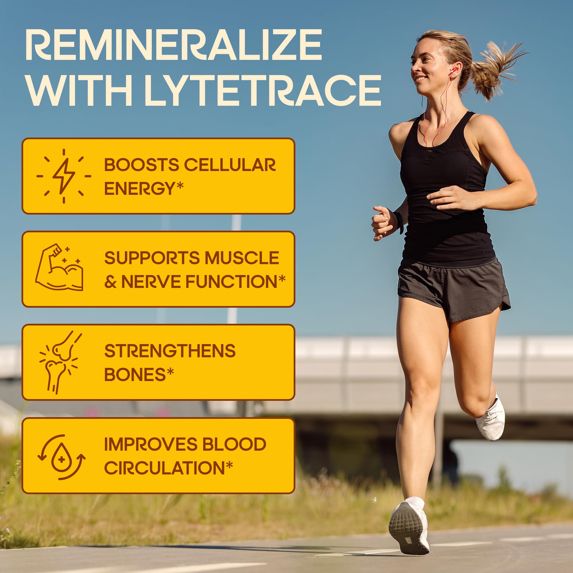 LyteLine Trace Mineral Drops ingredient list emphasizing 79 elements and sodium-free formula