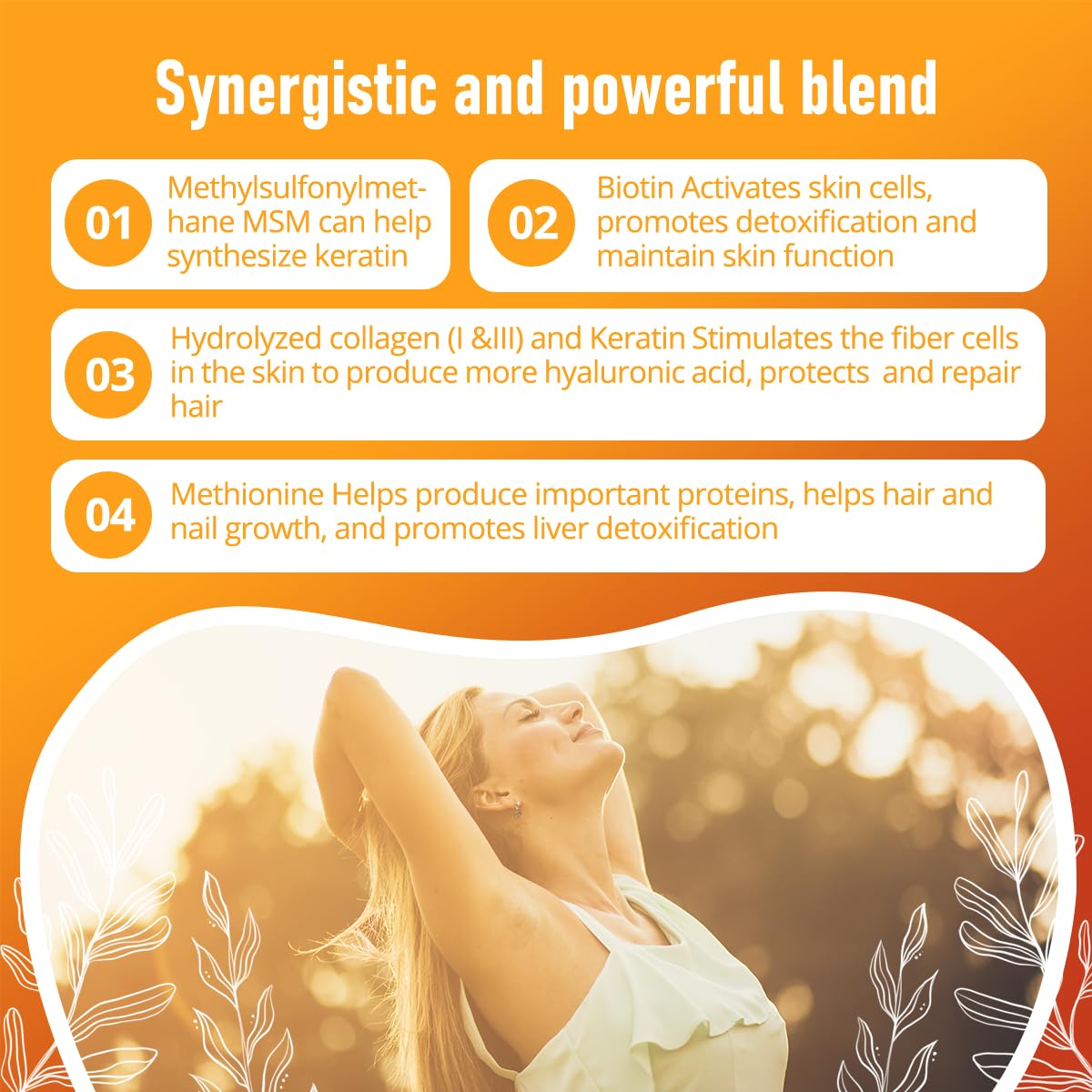 Lyvv capsules hydrolyzed keratin, supports stronger, shinier hair.