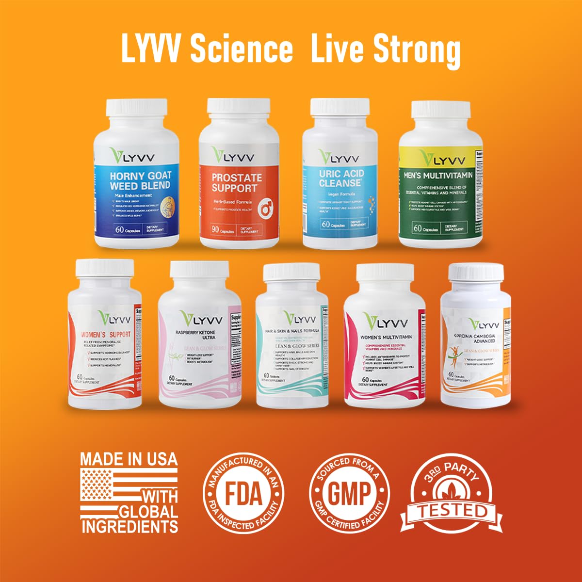 Lyvv nails closeup, nails look stronger with regular use.