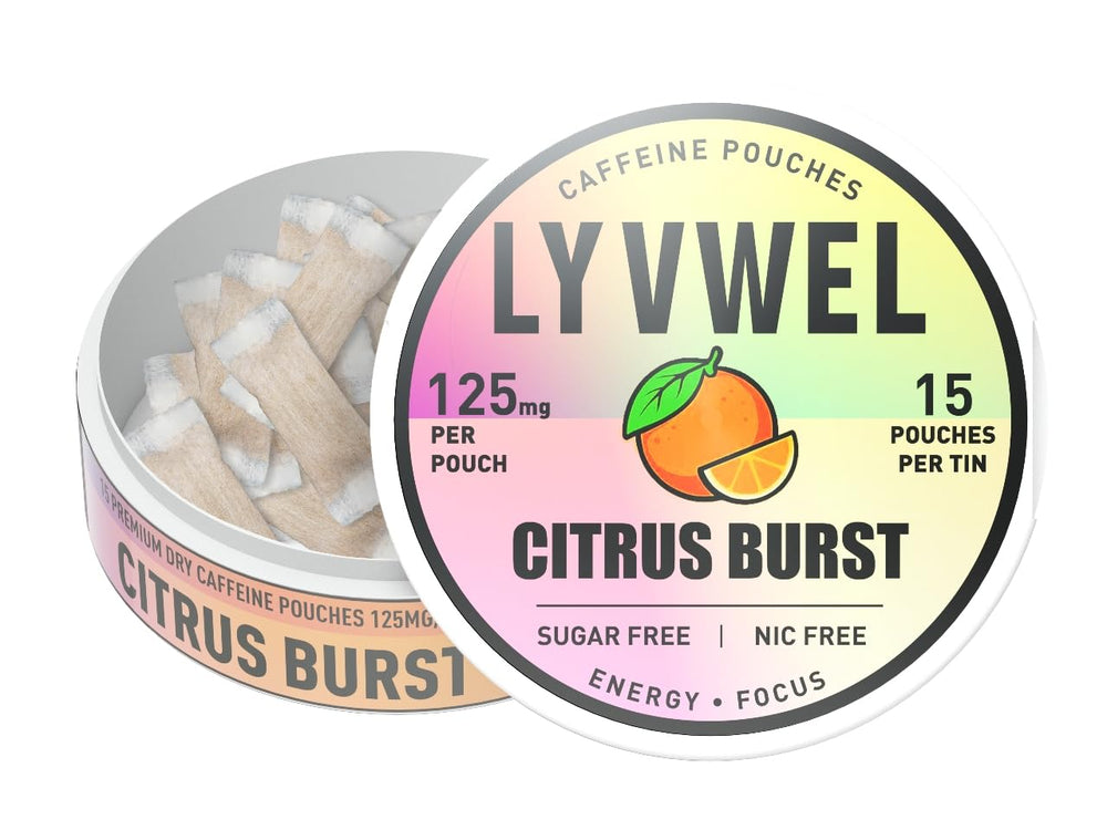 LyvWel guarana energy pouch supports focused, on-the-go performance.
