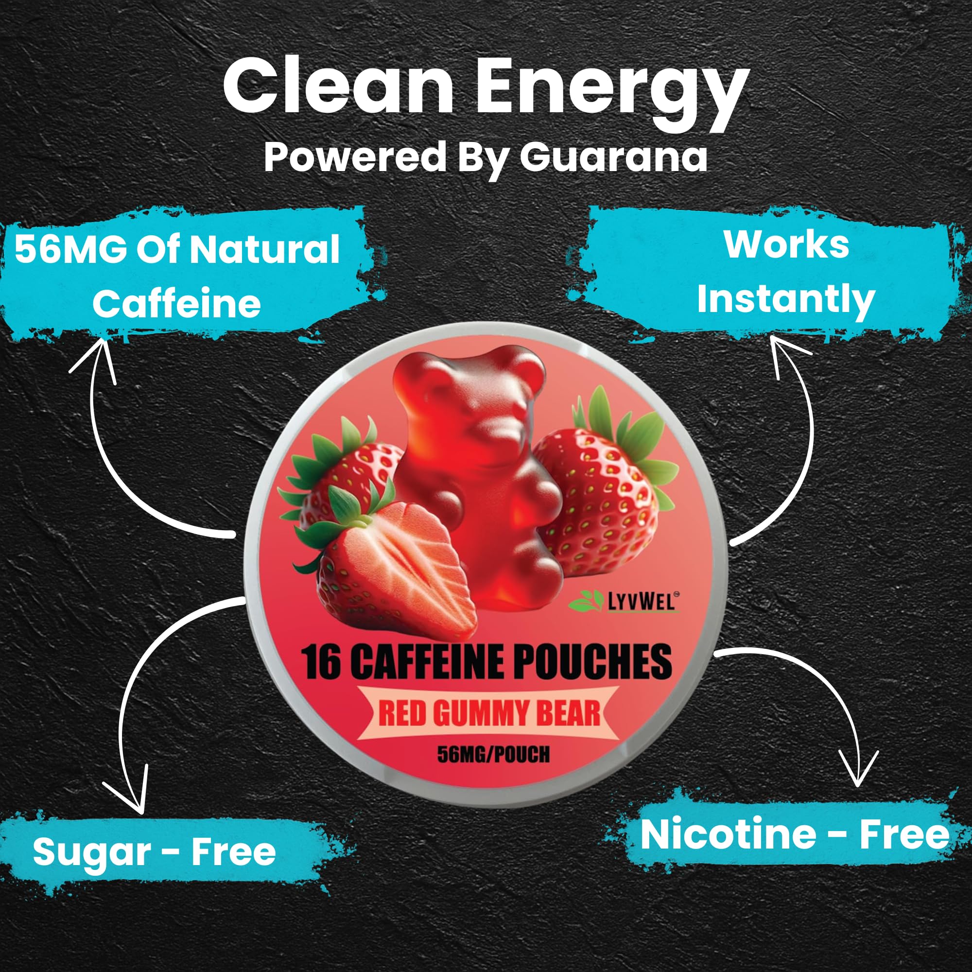 LyvWel guarana ingredient panel closeup highlights cognitive-support extras
