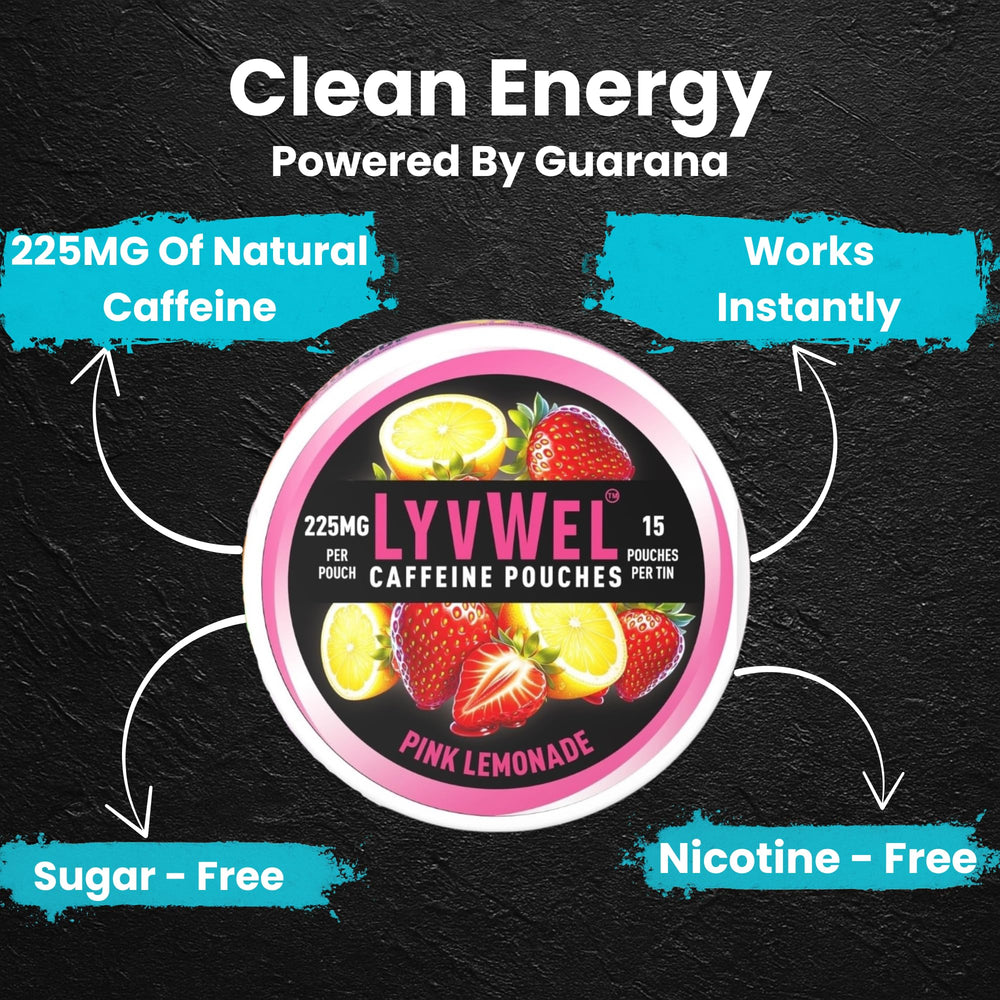 LyvWel Wintergreen caffeine pouch alertness without nicotine