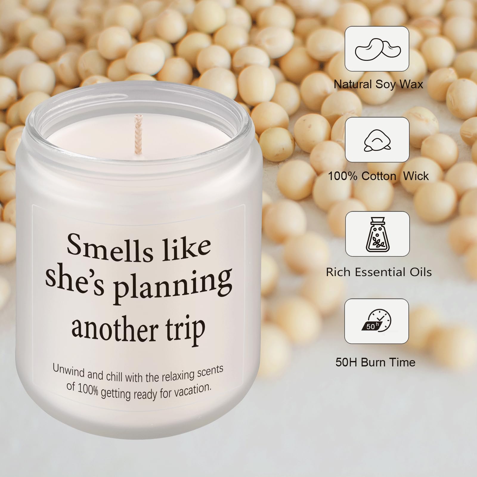 LYYVOHXL travel candle gift packaging box perfect traveler gift.