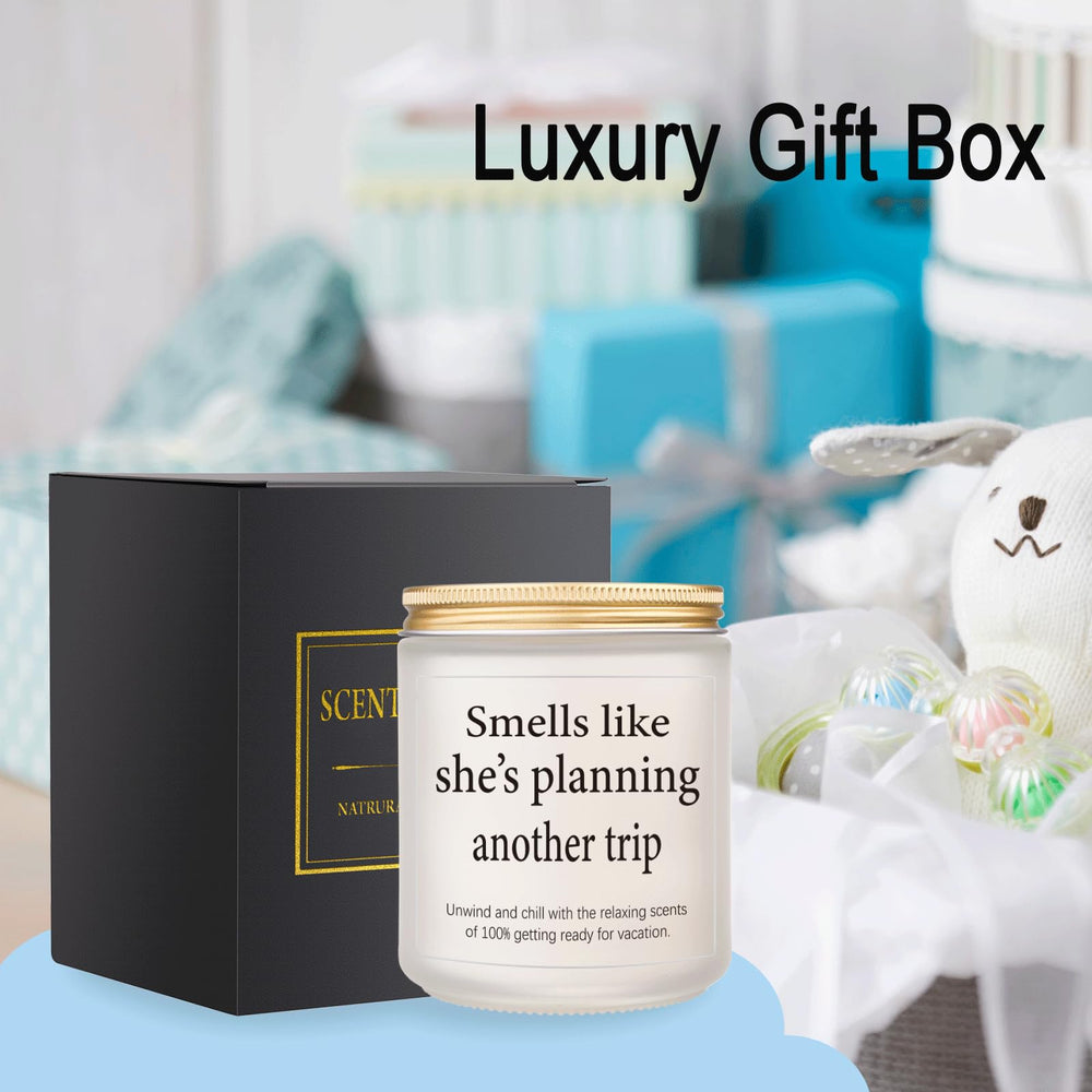 LYYVOHXL travel candle on office desk enhances ambiance and focus.