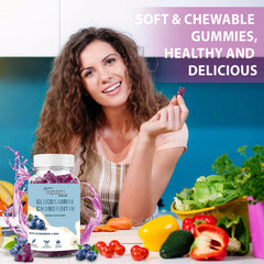 Lzyzxyp elderberry gummies showcase antioxidant blend for immune-friendly support.