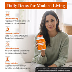 M NUTRITION 60-capsules packaging close-up highlighting non-GMO and gluten-free features.