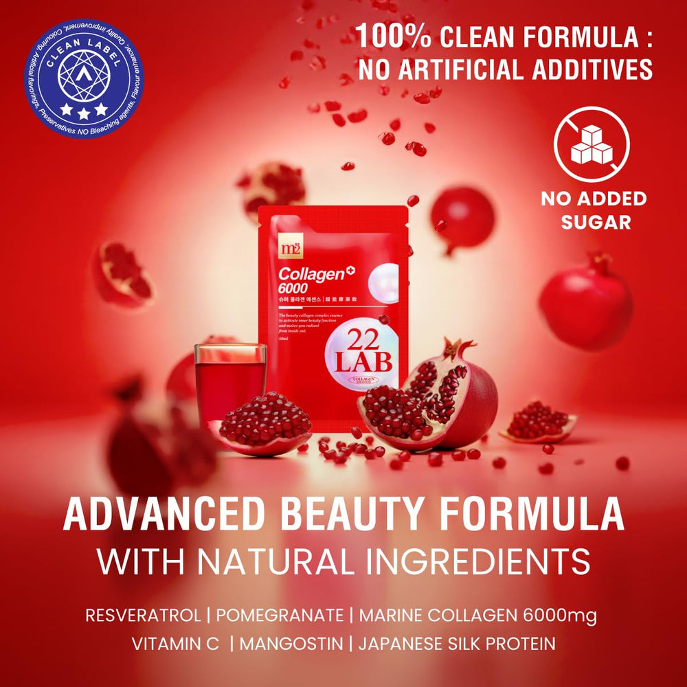 Pouch and lifelike label, convenient for on-the-go collagen routines.