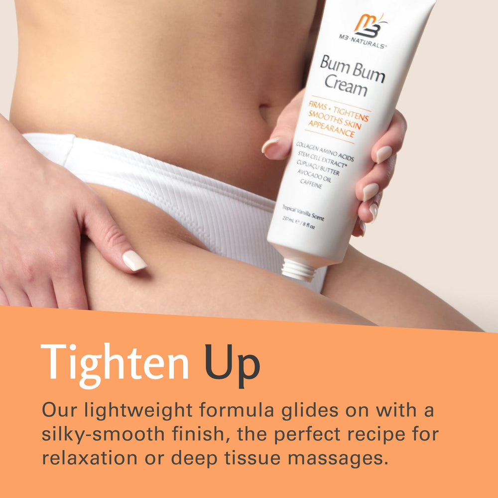 M3 Naturals Bum Bum Cream Lemon Vanilla scent emphasizes daily self-care rituals.