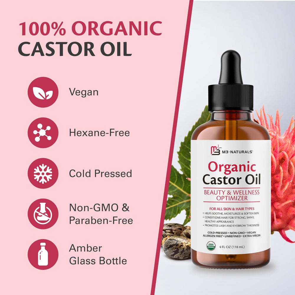 M3 Naturals castor oil as a carrier oil for blends.
