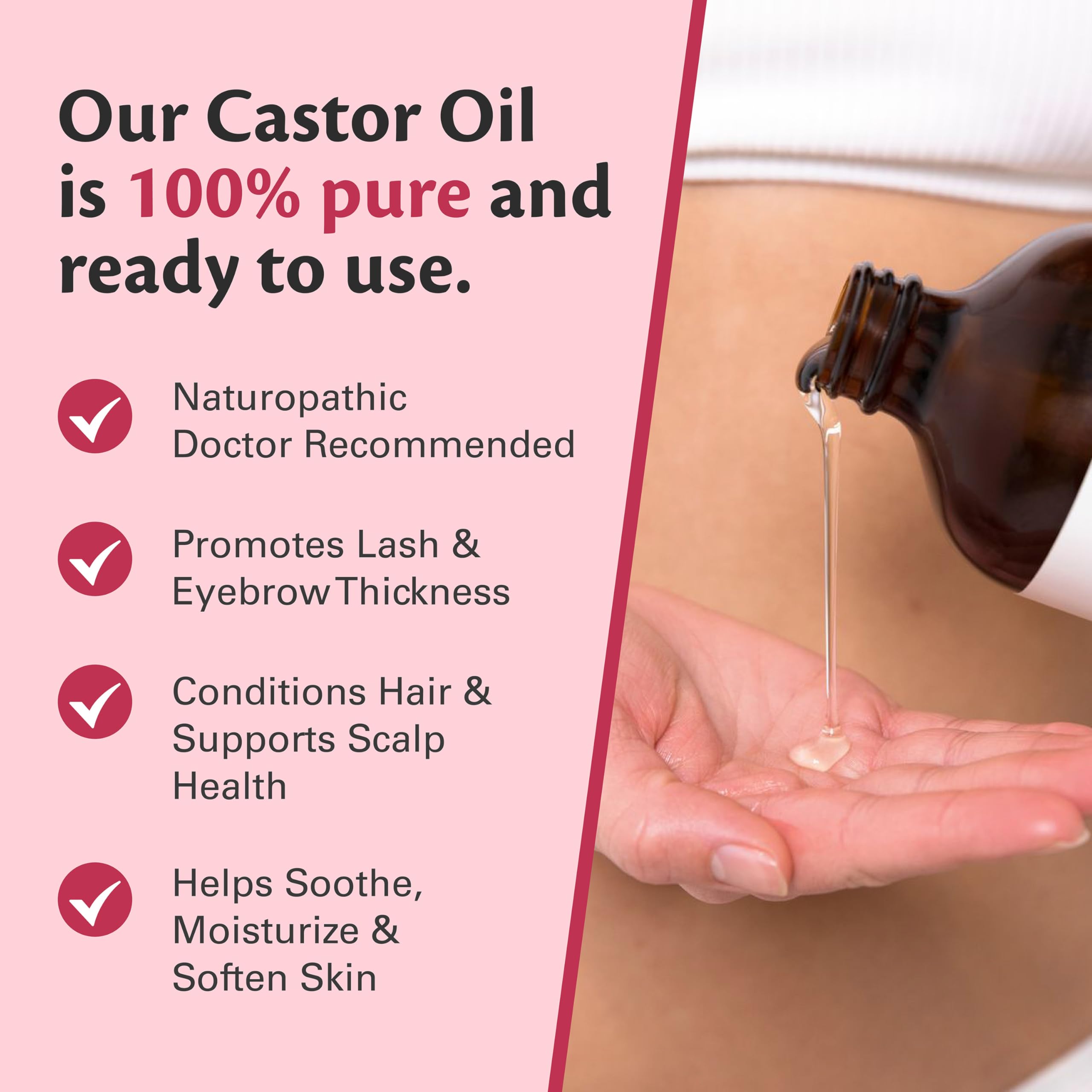 M3 Naturals castor oil as a carrier oil option for blends