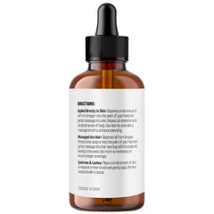 M3 Naturals hexane-free castor oil in a glass bottle with dropper.