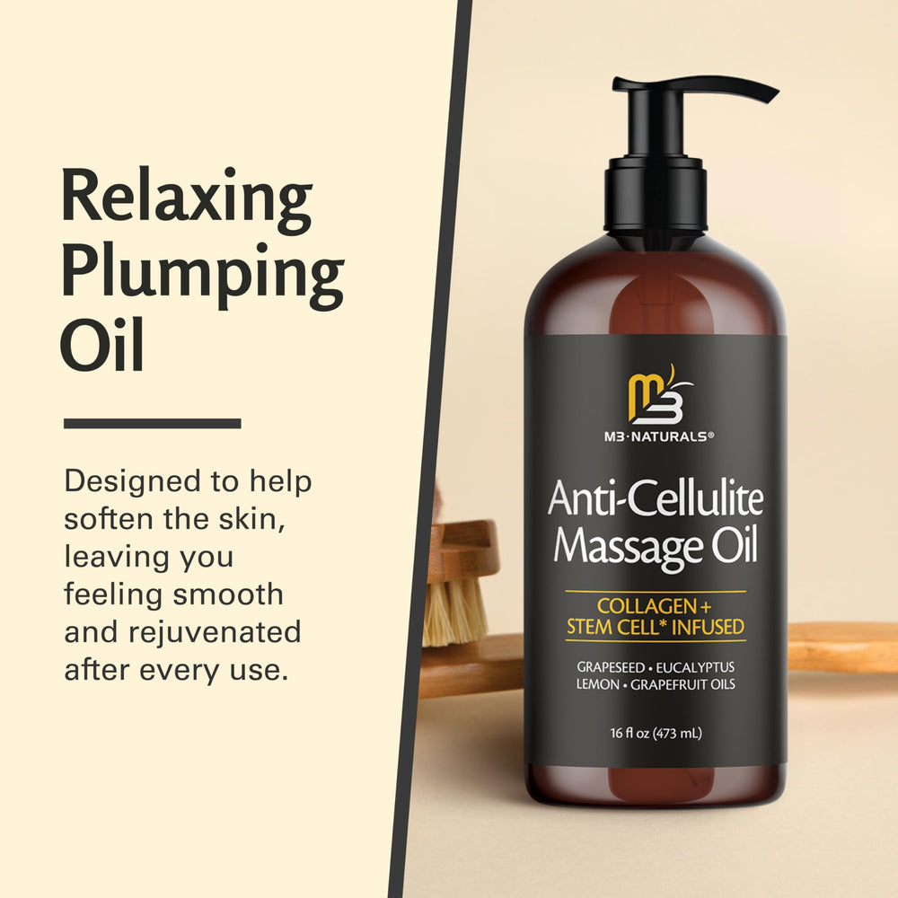 M3 Naturals spa-like scene with 16oz bottle on counter.