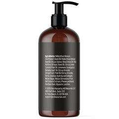 M3 Naturals Firming Oil label closeup highlighting cruelty-free packaging