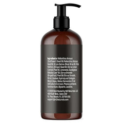 M3 Naturals grapeseed oil bottle featuring lightweight, quick-absorb formula