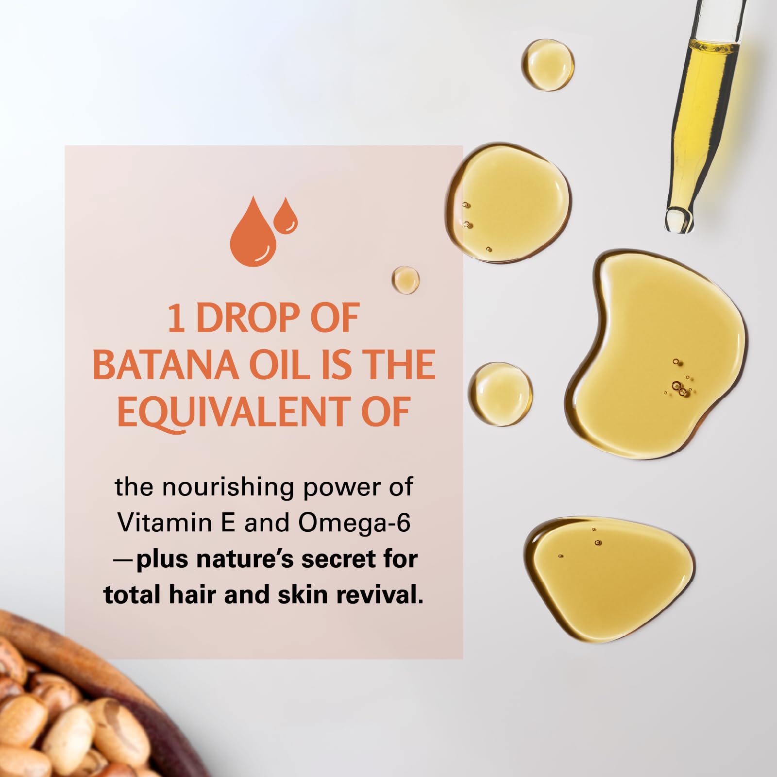 Origin Honduras-sourced Batana Oil in M3 Naturals packaging for ethical beauty.