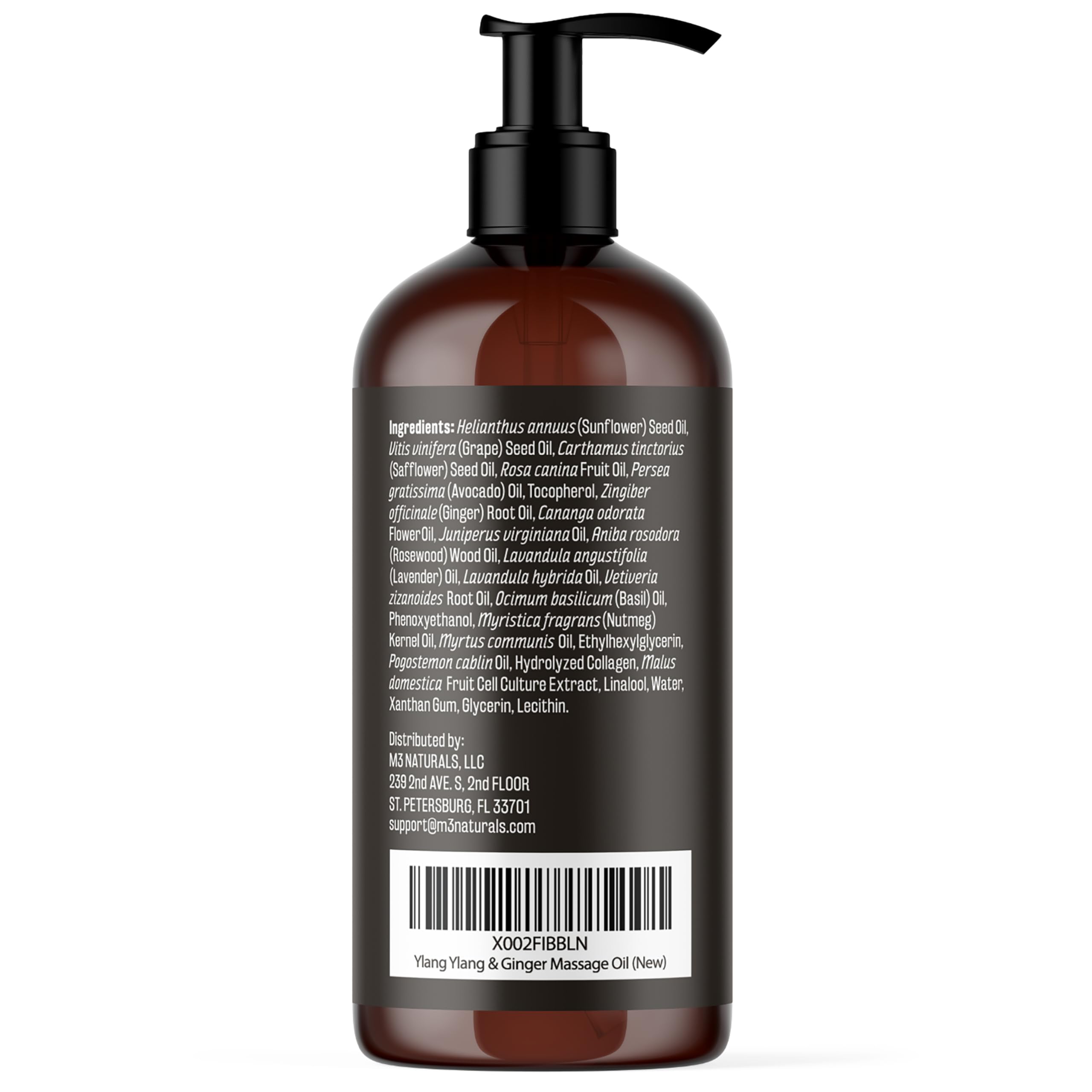 M3 Naturals lymphatic drainage application glide supports circulation after workouts.