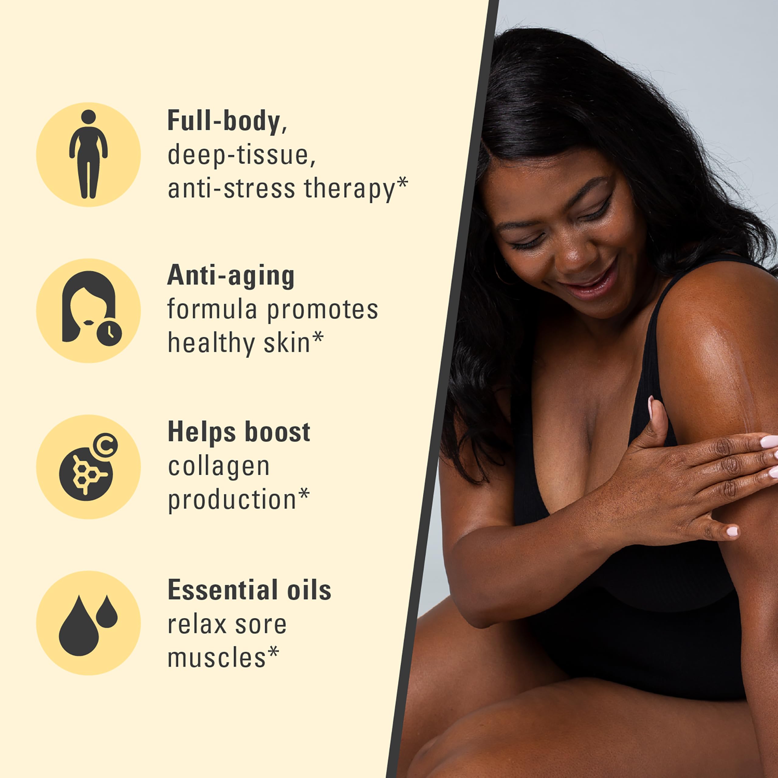 M3 Naturals non-greasy quick absorption for comfortable daily use.