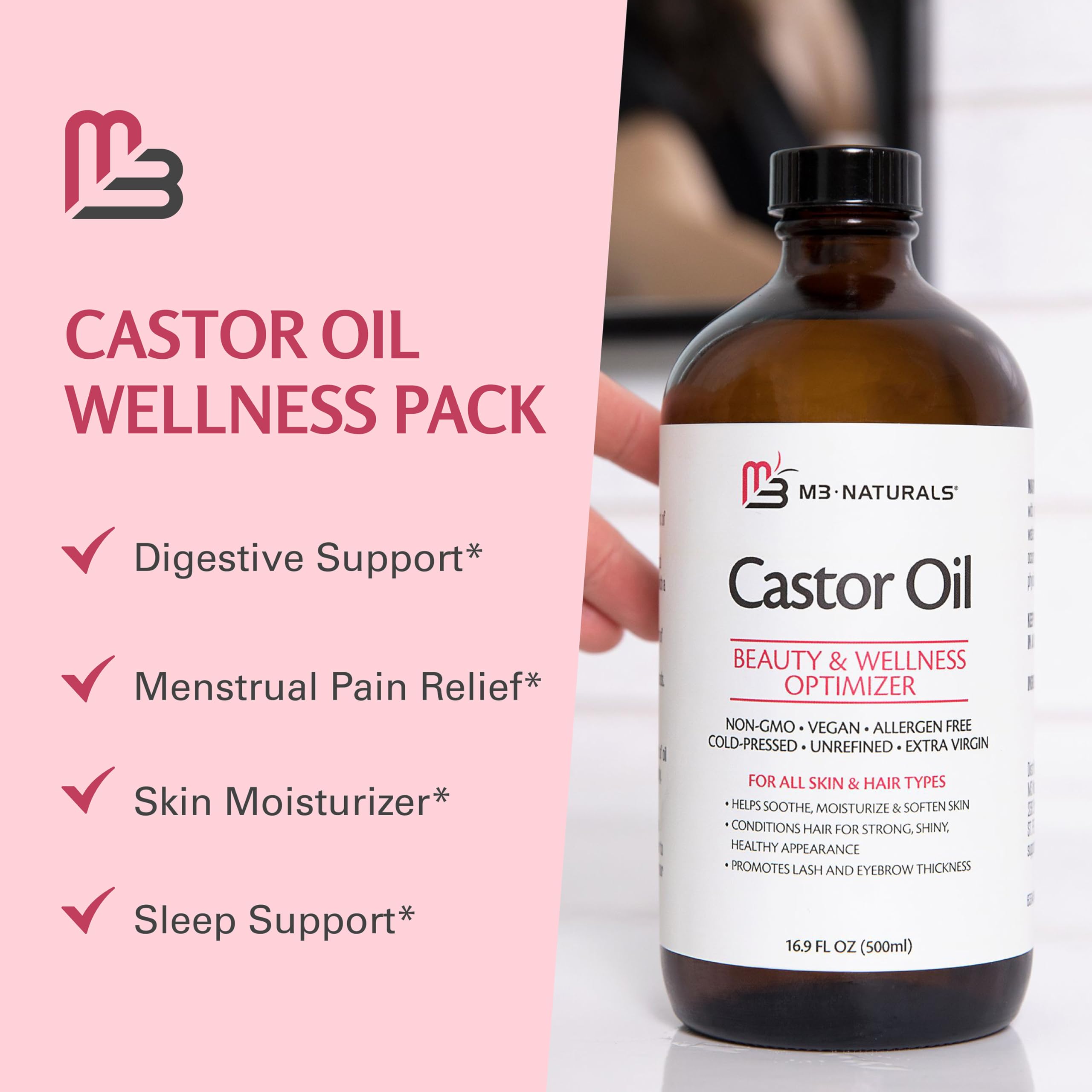M3 Naturals self-care ritual scene promoting a calming, spa-like moment.