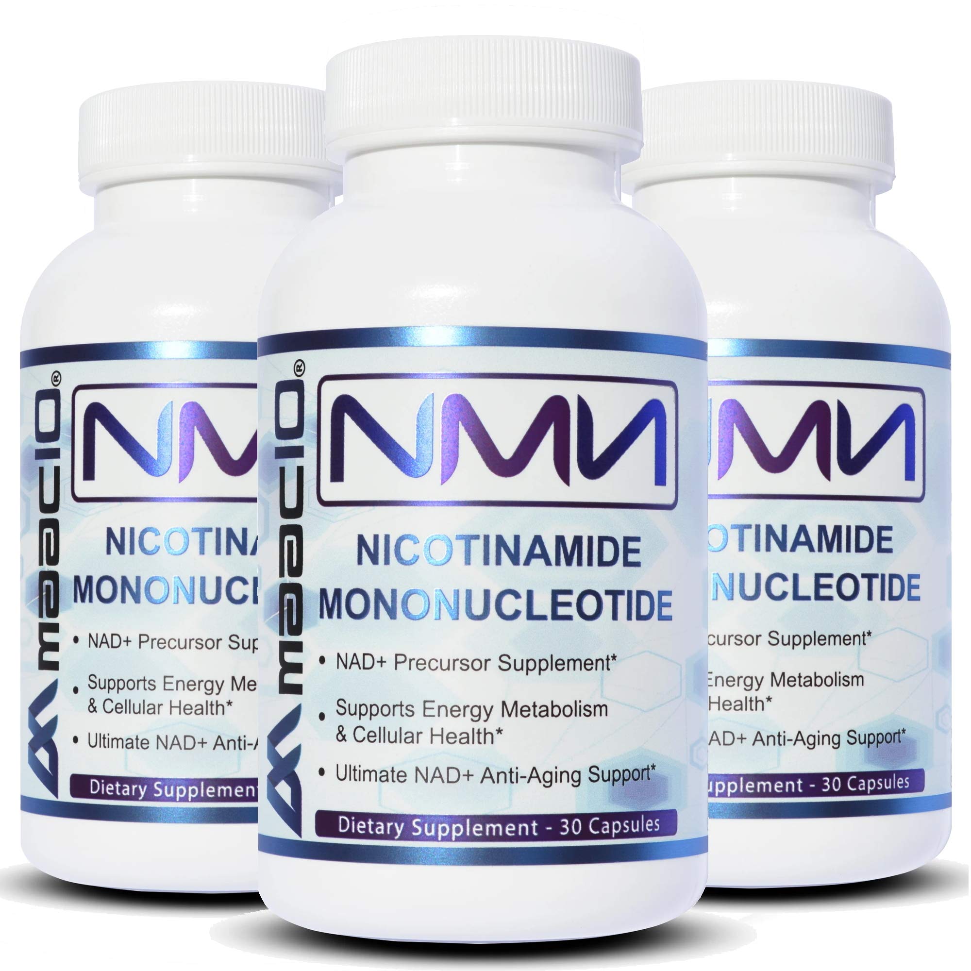 MAAC10 NMN supplement bottle shown for daily energy support