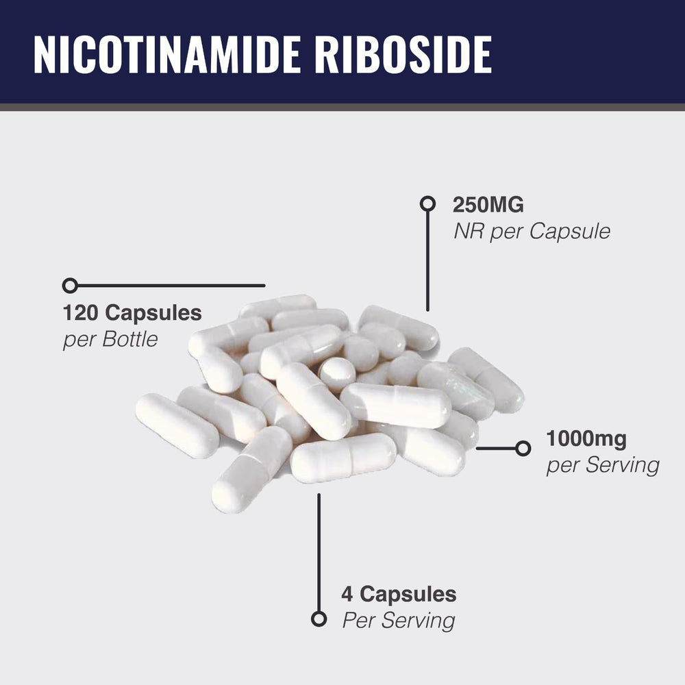 Maac10 NR bottle label highlights NMN alternative