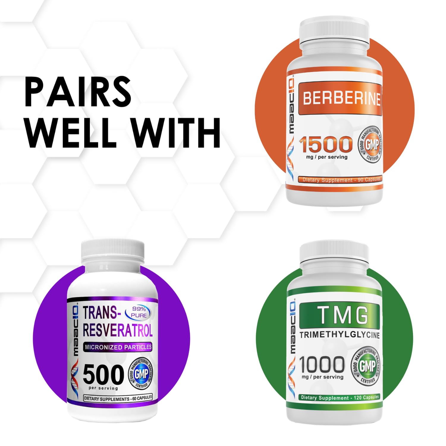 Packaging highlights third-party testing and NAD+ precursor benefits