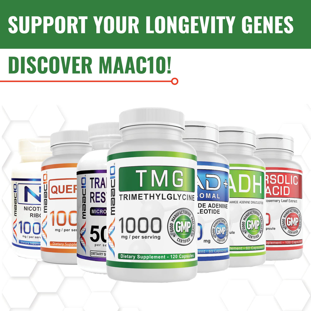 Active lifestyle scene featuring MAAC10 TMG for focus and energy.