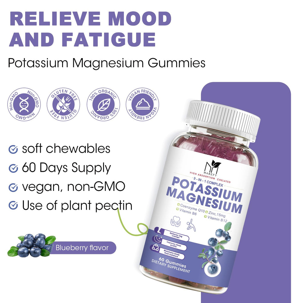 MABEFY coenzyme Q10 vitamin D3 blend bottle for overall wellness.