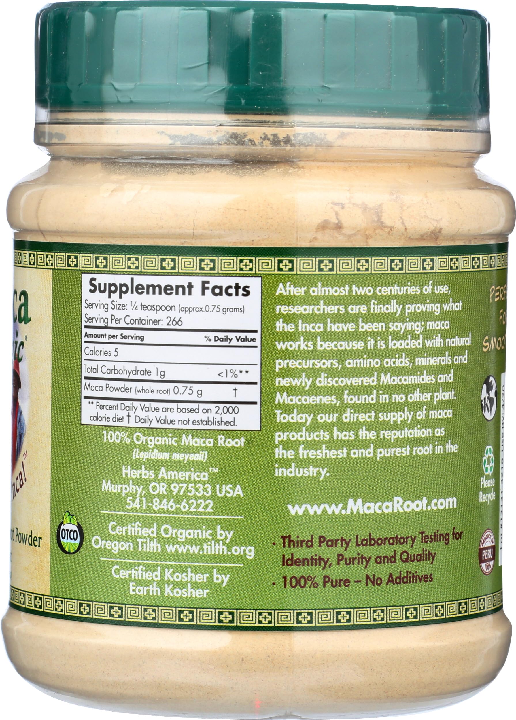 Maca Magic organic maca powder canister ready for baking and smoothies