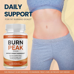 Macondo BurnPeak capsules pour demonstrates easy daily dosing.