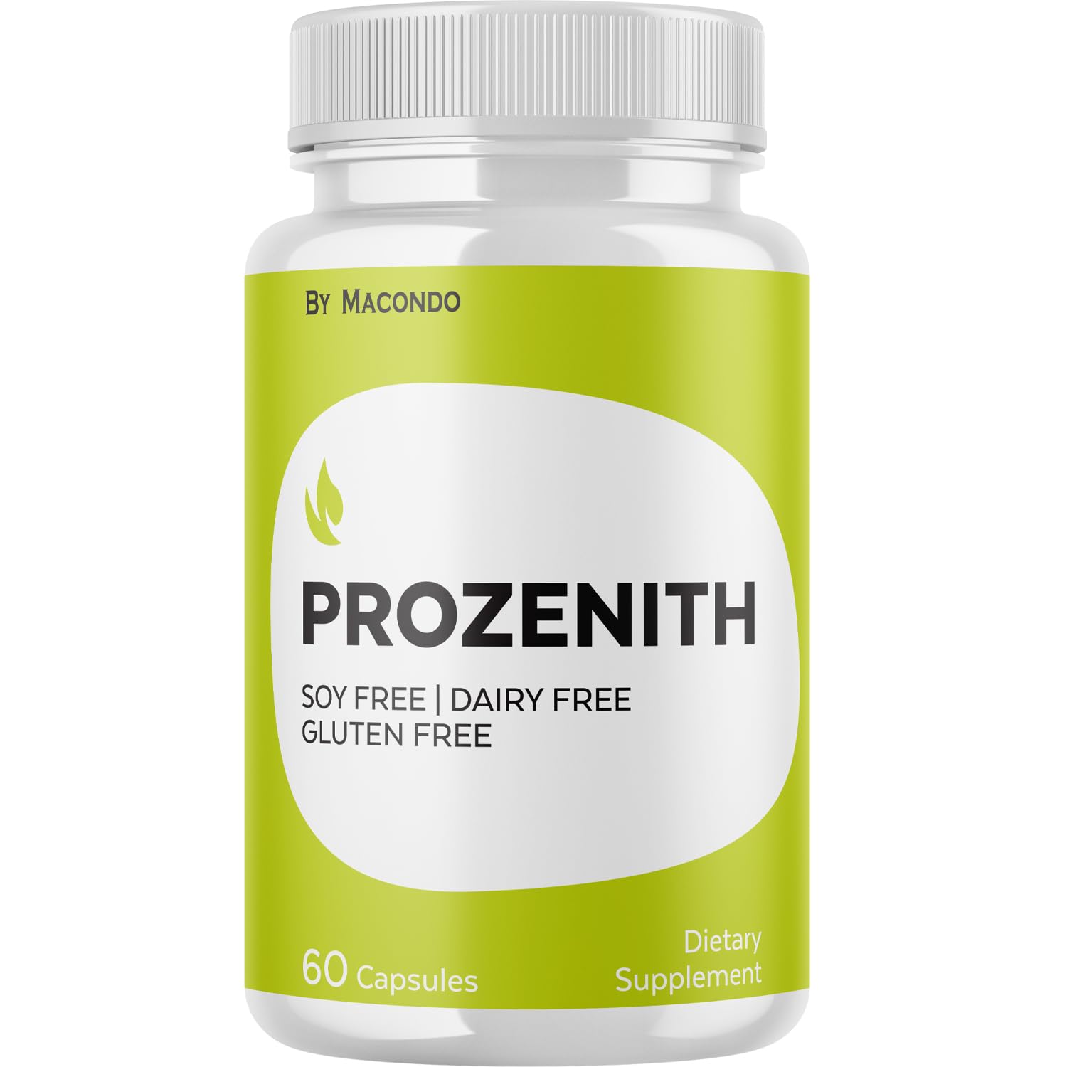 Macondo Prozenith Pro Capsules bottle on display, supports daily wellness with a premium formulation.