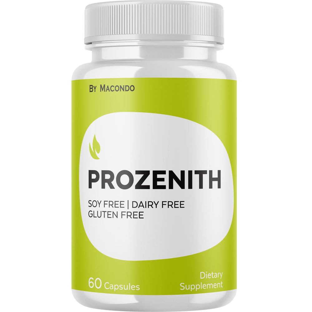 Macondo Prozenith Pro Capsules bottle on display, supports daily wellness with a premium formulation.