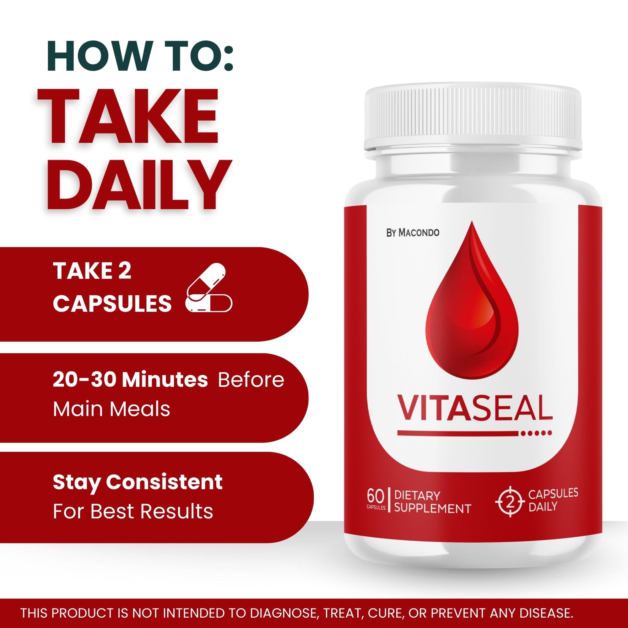 Macondo VitaSeal premium support pills front view for everyday vitality