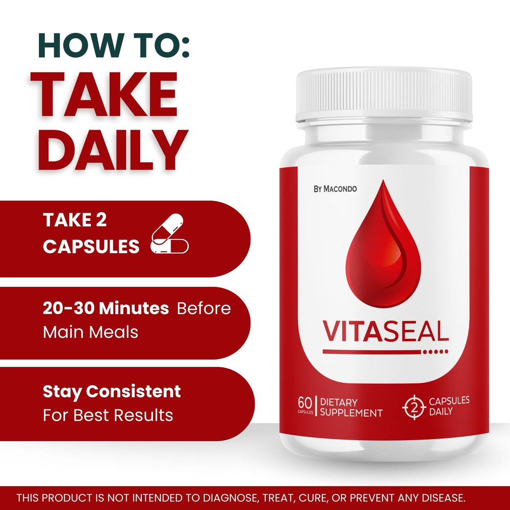 Macondo VitaSeal premium support pills front view for everyday vitality