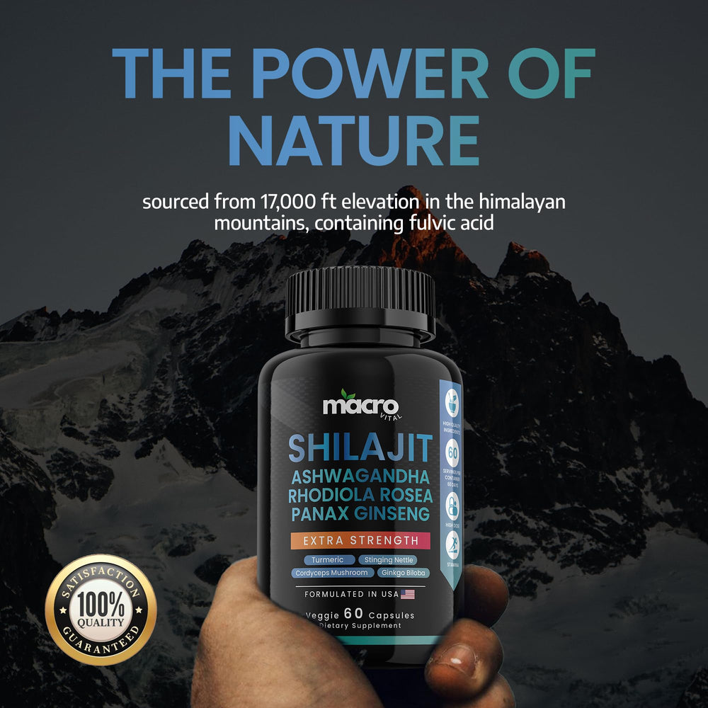 MACRO VITAL Cordyceps-Ginkgo-Turmeric aids immune and brain health.