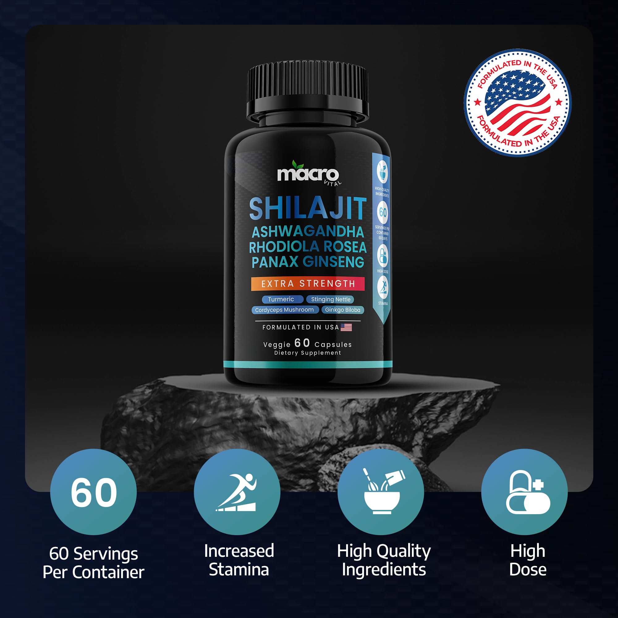 MACRO VITAL Energy-focused formula for daily performance.