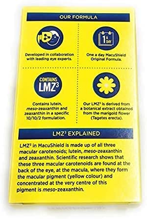 MacuShield travel-ready bottle for on-the-go supplementation.