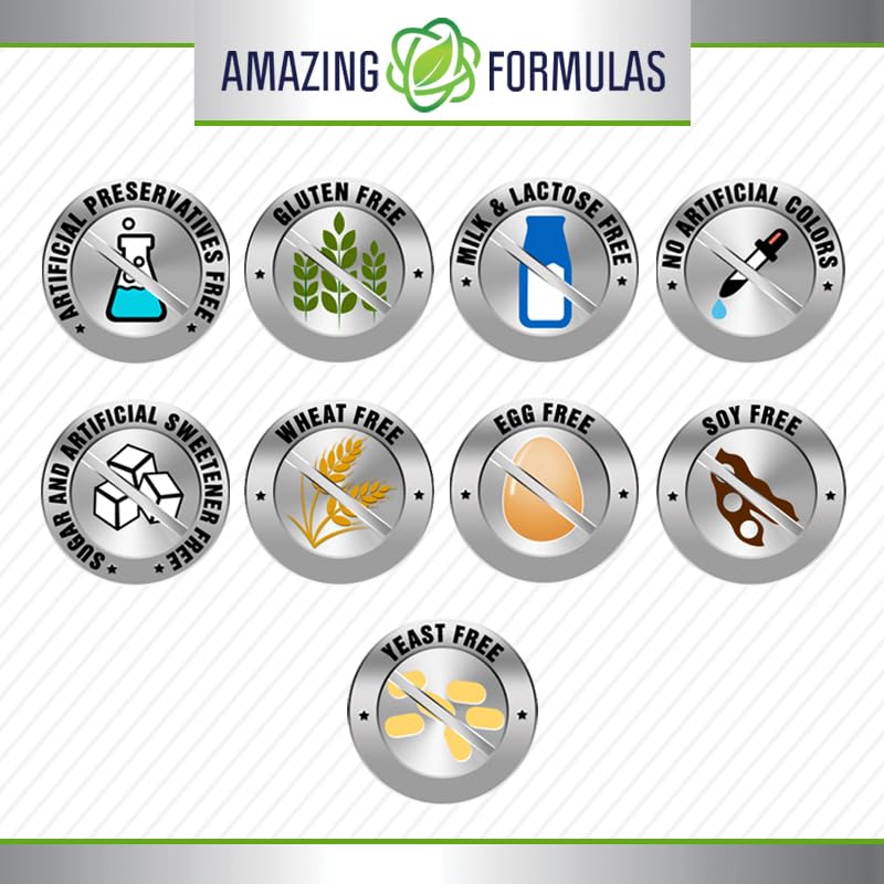 Made in USA badge signals local manufacturing for Amazing Nutrition Hawthorn Berries.