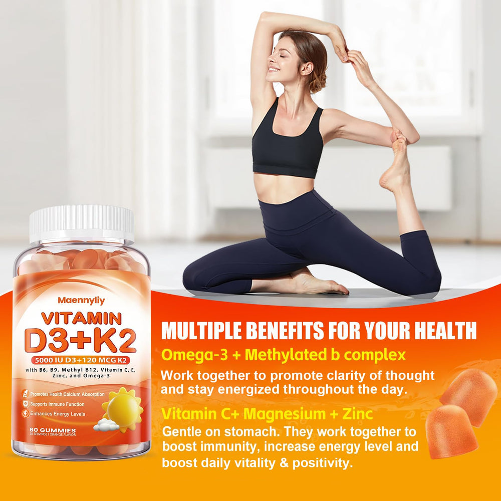 Maennyliy D3 K2 Gummies sugar-free formula ideal for sugar-conscious routines.